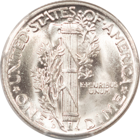 Mercury Dimes 1945-D MERCURY DIME – PCGS MS-66 FB