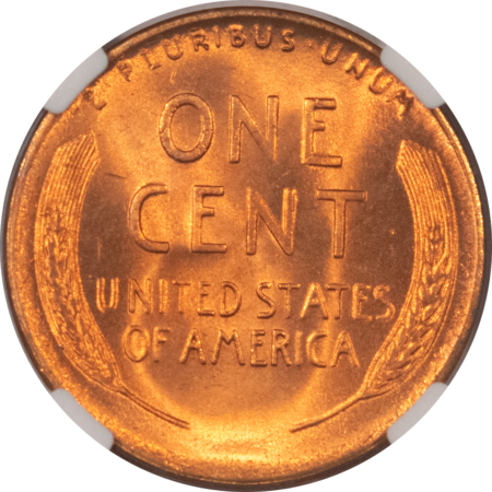 Lincoln Cents (Wheat) 1946-S LINCOLN CENT – NGC MS-67 RD, SUPERB GEM & FRESH!