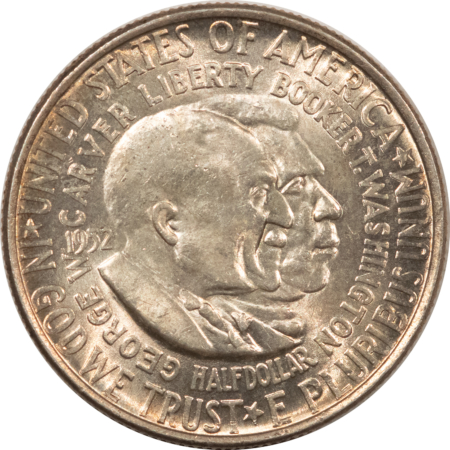 New Store Items 1952 WASHINGTON-CARVER COMMEMEMORATIVE HALF DOLLAR – CH+ BRILLIANT UNCIRCULATED!