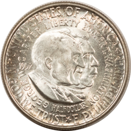 New Store Items 1952 WASHINGTON-CARVER COMMEMEMORATIVE HALF DOLLAR – UNCIRCULATED CLAIMS TO GEM!