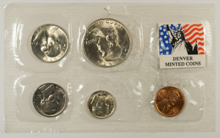 New Store Items 1953 P/D/S U.S. MINT COIN YEAR SET – NICE GEM BU COINS IN AFTERMARKET ENVELOPE