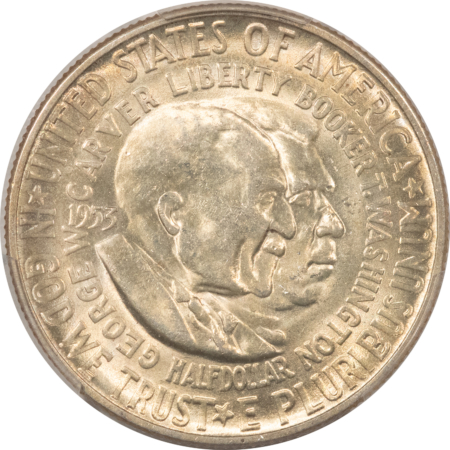 New Certified Coins 1953-S WASHINGTON-CARVER COMMEMORATIVE HALF DOLLAR – PCGS MS-65