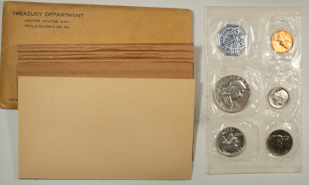 New Store Items 1956 US SILVER PROOF 5 COIN SET – GEM PROOF IN ORIGINAL ENVELOPE!