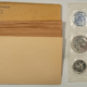 New Store Items 1955 US SILVER PROOF 5 COIN SET – GEM PROOF ORIGINAL ENVELOPE! FLAT PACK!