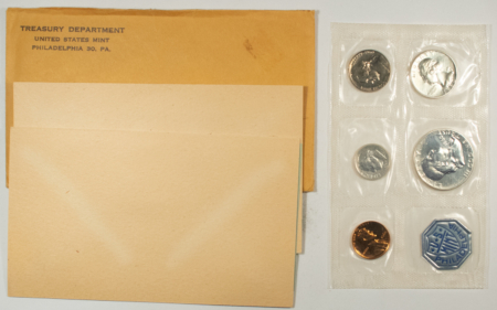 New Store Items 1960 US SILVER PROOF 5 COIN SET – GEM PROOF IN ORIGINAL ENVELOPE!