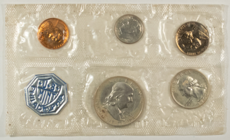 New Store Items 1960 US SILVER PROOF 5 COIN SET, SMALL DATE SET – GEM PROOF IN ORIGINAL ENVELOPE