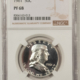 Franklin Halves 1956 TY 2 PROOF FRANKLIN HALF DOLLAR NGC PF-68 CAMEO LOOKS DEEP, PREMIUM QUALITY