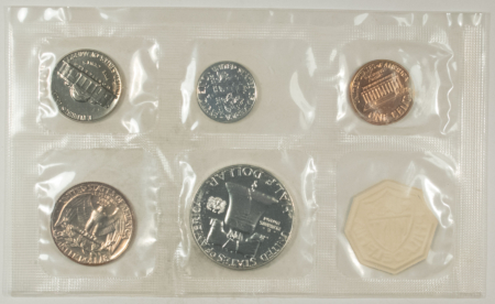 New Store Items 1962 US SILVER PROOF 5 COIN SET – GEM PROOF IN ORIGINAL ENVELOPE!