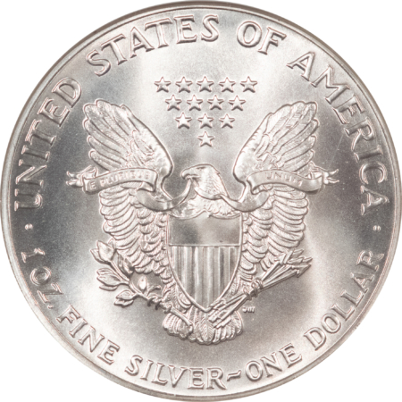 American Silver Eagles 1986 $1 AMERICAN SILVER EAGLE, 1 OZ .999 – NGC MS-70 PERFECT SPOT-FREE! PRISTINE