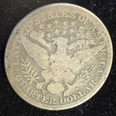 Barber Quarters 1892-S BARBER QUARTER – CIRCULATED