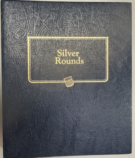 Bullion VINTAGE 1 OZ .999 SILVER ROUNDS (36) IN ALBUM, 1980s-2015, BETTER ONES INCLUDED!