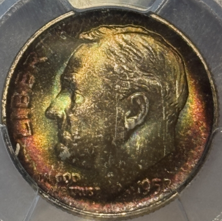 Roosevelt Dimes 1952-S ROOSEVELT DIME – PCGS MS-67+ FB, PREMIUM QUALITY+! GORGEOUS!!