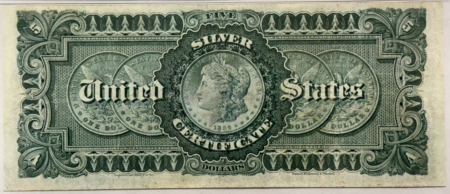 Large Silver Certificates 1886 $5 SILVER CERTIFICATE SILVER DOLLAR BACK FR#263 PMG F-15 MINOR RESTORATION