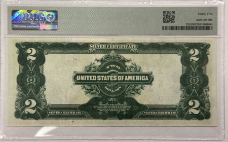 Large Silver Certificates 1899 $2 SILVER CERTIFICATE WASHINGTON FR#253 PMG VF-35 BRIGHT PAPER LOOKS BETTER