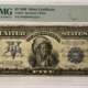 Large Silver Certificates 1923 $5 SILVER CERTIFICATE, LINCOLN PORTHOLE, FR#282 PMG VF-25 MINOR RESTORATION