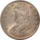 Early Halves 1824 CAPPED BUST HALF DOLLAR – NICE HIGH GRADE EXAMPLE, BUT LIGHT OLD CLEANING!