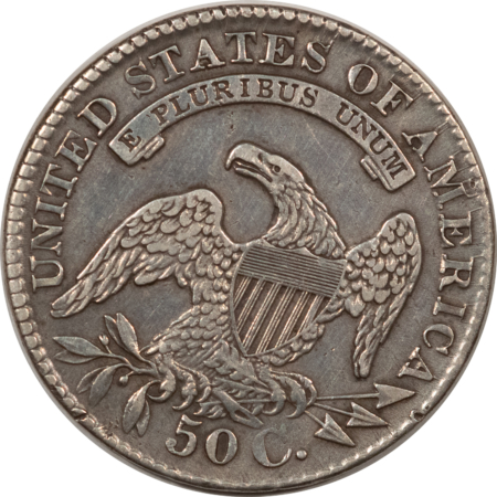 Early Halves 1830 CAPPED BUST HALF DOLLAR – HIGH GRADE EXAMPLE, BUT POLISHED!