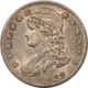 Early Halves 1832 CAPPED BUST HALF DOLLAR, LARGE LETTERS HIGH GRADE W/ LUSTER LIGHT HAIRLINES