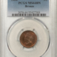 Indian 1865 INDIAN CENT, FANCY 5 – PCGS MS-65 RB, BLAZING GEM, NEAR RED!