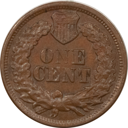 Indian 1864 L INDIAN CENT – HIGH GRADE, NEARLY UNCIRCULATED, LOOKS CHOICE!