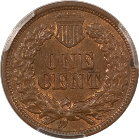 Indian 1870 INDIAN CENT – PCGS MS-62 BN, PREMIUM QUALITY! LOOKS CHOICE!