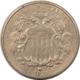 New Store Items 1868 SHIELD NICKEL – PLEASING HIGH GRADE NEARLY UNCIRCULATED LOOKS CHOICE!