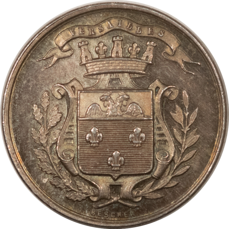 New Store Items 1873 FRANCE SILVER JETON SOCIETE DES FETES FOUNDED 1862 – PRETTY UNCIRCULATED!