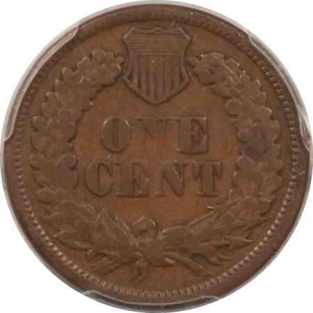 Indian KEY-DATE 1877 INDIAN CENT, PCGS FINE-12; PERFECT CHOCOLATE BROWN, FULL “LIBERTY”