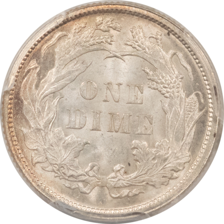 Liberty Seated Dimes 1878 SEATED LIBERTY DIME – PCGS MS-65, FRESH WHITE GEM!