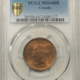 New Certified Coins CANADA 1902 CENT KM-8 – NGC MS-65 BN, GORGEOUS AND PREMIUM QUALITY GEM!