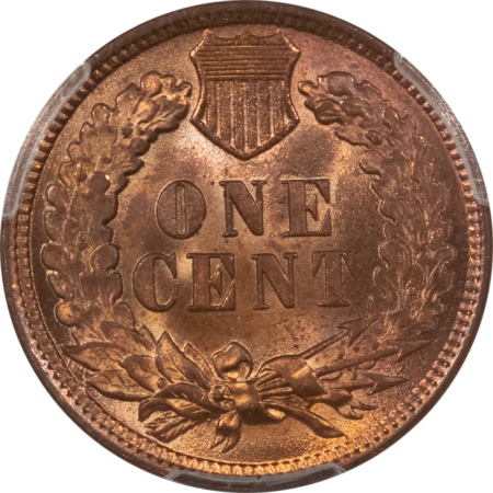 Indian 1899 INDIAN CENT – PCGS MS-63 RB, LUSTROUS!