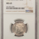 New Certified Coins CANADA 1914 TWENTY FIVE CENTS 25C, KM-24 – NGC MS-63, CHOICE RARE DATE, GEORGE V