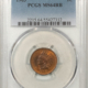 Indian 1899 INDIAN CENT – PCGS MS-63 RB, LUSTROUS!