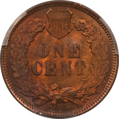 Indian 1907 INDIAN CENT – PCGS MS-63 RB, ATTRACTIVE!