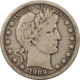 Barber Halves 1909 BARBER HALF DOLLAR – NICE HIGH GRADE EXAMPLE!