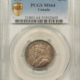 New Certified Coins CANADA 1929 TWENTY FIVE CENTS 25C, KM-24a – PCGS MS-64, FLASHY GEM, GEORGE V