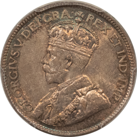 New Certified Coins CANADA 1917 TWENTY FIVE CENTS 25C, KM-24 – PCGS MS-64, FRESH & PRETTY! GEORGE V