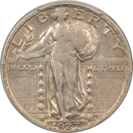 New Certified Coins 1927-S STANDING LIBERTY QUARTER – PCGS XF-45, HIGH GRADE & GREAT LOOK!