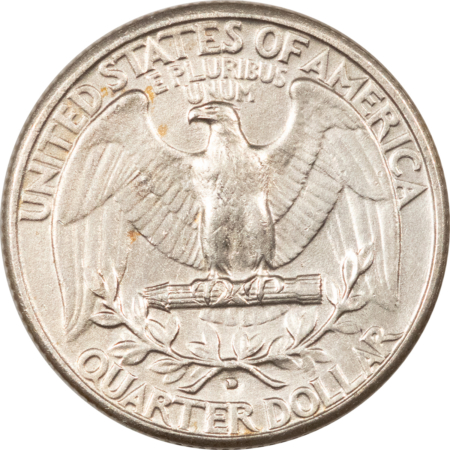 New Store Items 1932-D WASHINGTON QUARTER – WHITE HIGH GRADE, CLOSE TO FULL UNC! KEY-DATE!