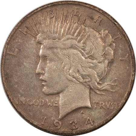 New Store Items 1934-D $1 PEACE DOLLAR – PLEASING CIRCULATED EXAMPLE!