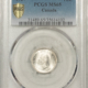 New Certified Coins CANADA 1946 GEORGE VI 10c, PCGS MS-64, EXQUISITE TONING-REALLY PRETTY!