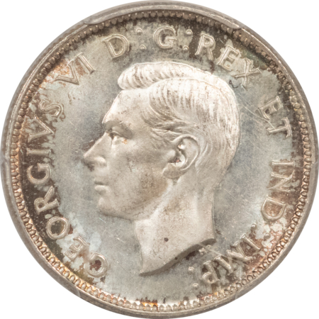 New Certified Coins CANADA 1940 GEORGE VI 25c, PCGS MS-65, ORIGINAL WHITE & SEMI-PROOFLIKE-SUPERB!