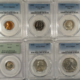 New Certified Coins 1941 PROOF SET, PCGS GRADED PR-66 RD, PR-66, PR-65 (10c), PR-65 (25c), PR-62