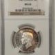 New Certified Coins CANADA 1945 FIFTY CENTS KM-36 – NGC MS-63, REALLY PRETTY!