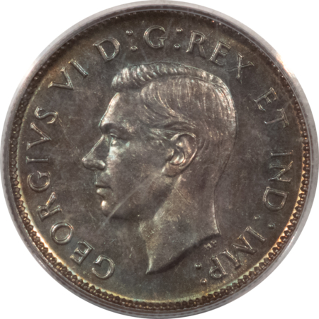 New Certified Coins CANADA 1946 TWENTY FIVE CENTS 25C, KM-35 – PCGS MS-64, REALLY PRETTY, GEORGE VI