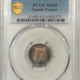 New Certified Coins CANADA 1946 GEORGE VI 10c, PCGS MS-64, EXQUISITE TONING-REALLY PRETTY!