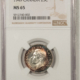 New Certified Coins CANADA 1950 TWENTY FIVE CENTS 25C, KM-44 – NGC MS-65, LOVELY GEM, GEORGE VI