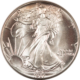 American Silver Eagles 1992 $1 AMERICAN SILVER EAGLE, 1 OZ .999 – GEM UNCIRCULATED WITH PRETTY TONING!