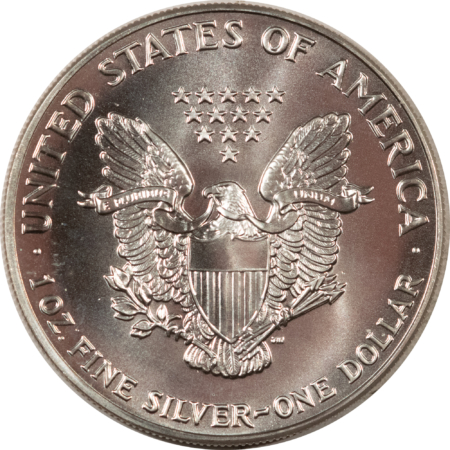 American Silver Eagles 1992 $1 AMERICAN SILVER EAGLE, 1 OZ .999 – GEM UNCIRCULATED!