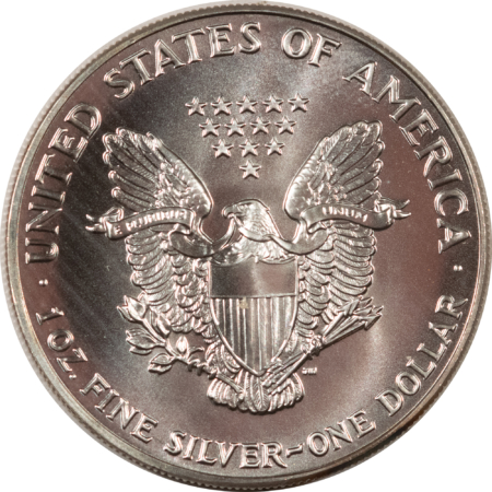 American Silver Eagles 1992 $1 AMERICAN SILVER EAGLE, 1 OZ .999 – GEM UNCIRCULATED!